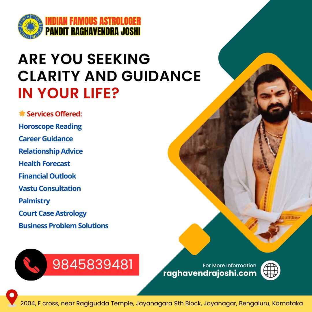 Best Astrologer In Bangalore - RaghavendraJoshi